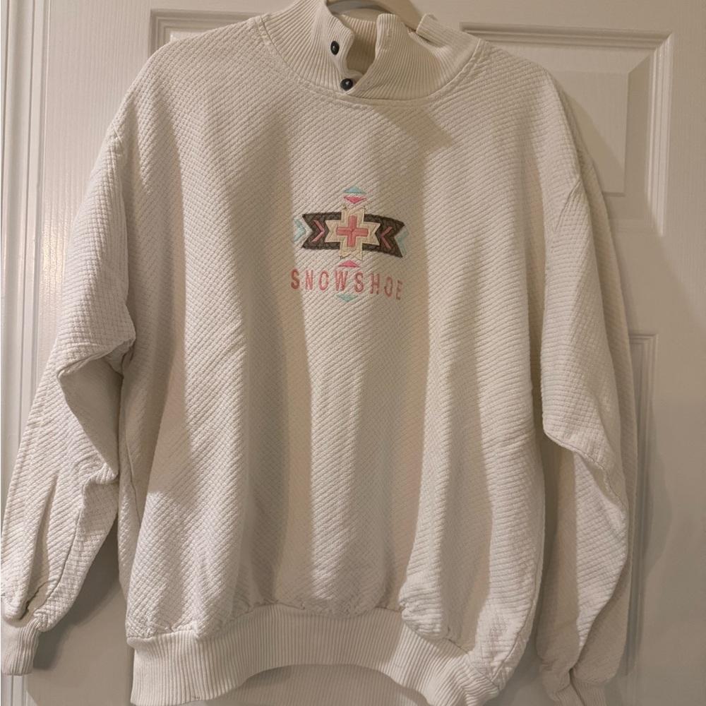 VTG J.America Cream Turtleneck Sweater